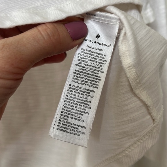 Royal Ribbons Long Sleeve Shirt Blouse White Size Large - Picture 4 of 7